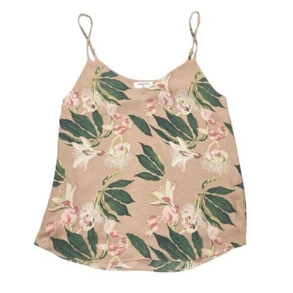 Aritzia Babaton Everly Floral Cami Blouse Top Womens Size XS Lined - Picture 4 of 8